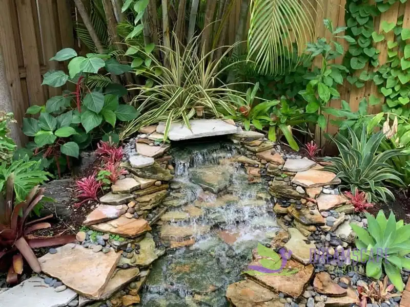 Planting installed by Dreamscape Gardens in a South Florida garden