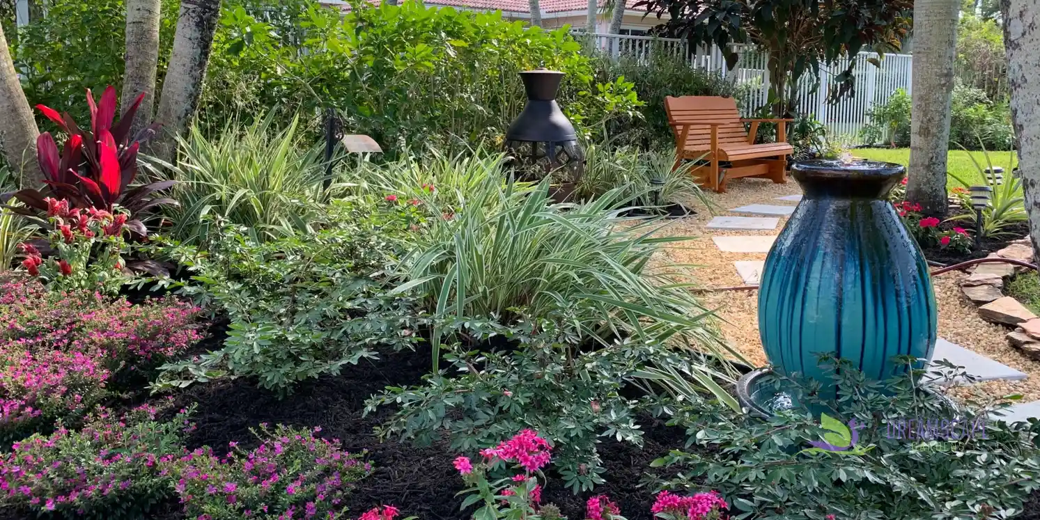 A South Florida garden installed by Dreamscape Gardens